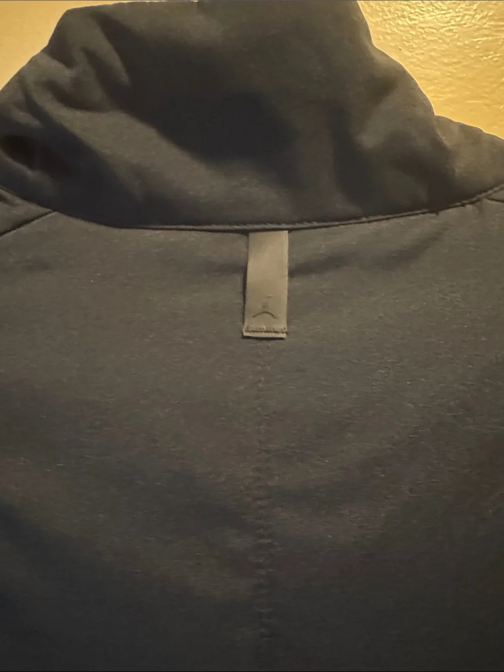 Jordan Black Puffer Jacket with White Jumpman Logo
